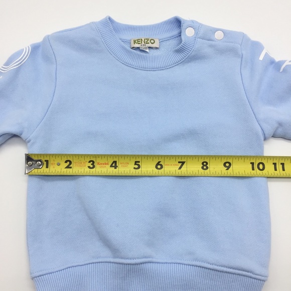 Kenzo Boys’ Graphic Logo Sweater + Sweatpants in Light Blue Size 18mos - Picture 4 of 11